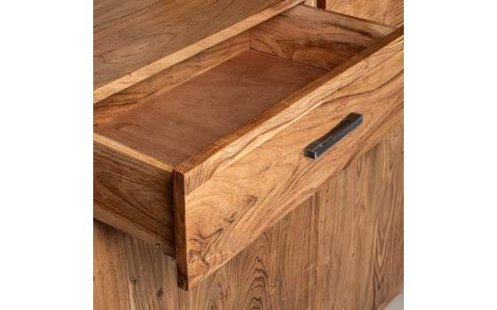 Aparador Alto Industrial 2 Cajones 2 Puertas Serie Althaus