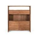 Aparador Alto Madera Acacia 4 Puertas - Serie Aratany