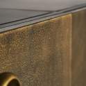 Aparador Art Deco Oro Viejo 4 Puertas Acero Negro Oro Athalla
