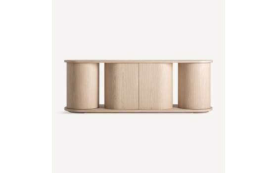 Aparador Art Deco Redondeado 4 Puertas – Serie Kharj