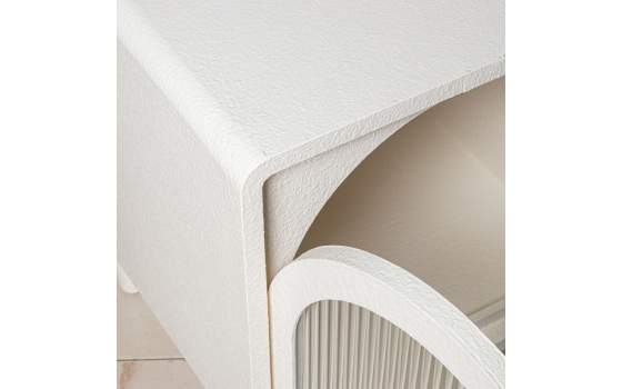 Aparador Bajo 3 Puertas Diseño Actual Blanco Serie Acester