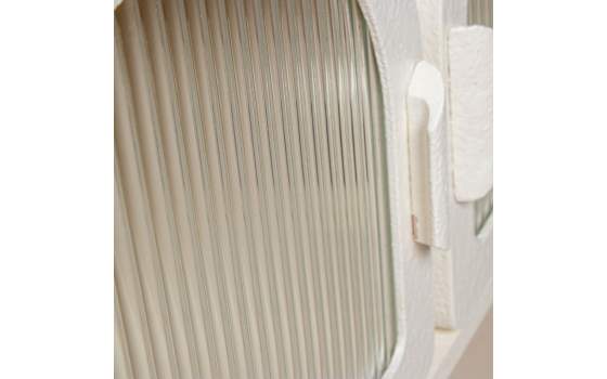 Aparador Bajo 3 Puertas Diseño Actual Blanco Serie Acester