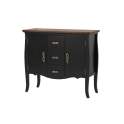 Aparador Clasico Bicolor Negro Madera Design