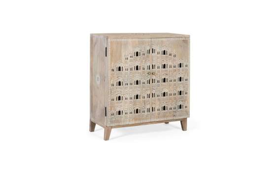 Aparador Blanco 2 Puertas Talladas Decoradas Serie Airoly