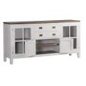 Aparador Blanco Colonial 3 Cajones 4 Puertas Serie Everest