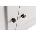 Aparador Blanco Colonial 3 Cajones 4 Puertas Serie Everest