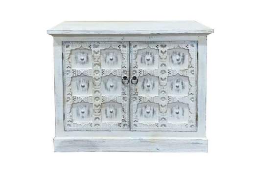 Aparador Buffet 2 Puertas Blanco Roto Decape Serie Aizarte