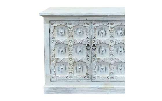 Aparador Buffet 2 Puertas Blanco Roto Decape Serie Aizarte