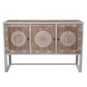 Aparador Buffet 3 Puertas Decoradas Estilo Oriental Serie Akain