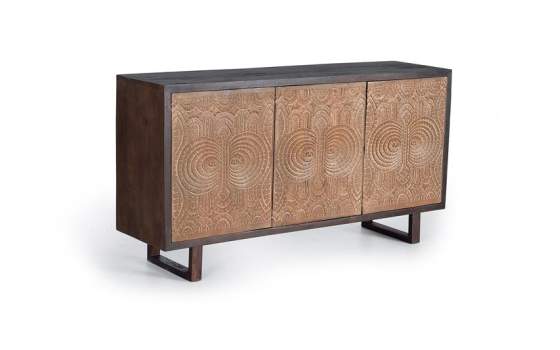 Aparador Buffet 3 Puertas Estilo Contemporaneo Serie Subaya