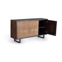 Aparador Buffet 3 Puertas Estilo Contemporaneo Serie Subaya