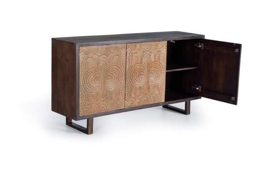 Aparador Buffet 3 Puertas Estilo Contemporaneo Serie Subaya