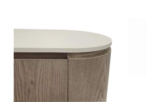 Aparador Buffet 3 Puertas Fresno Lavado y Silestone London