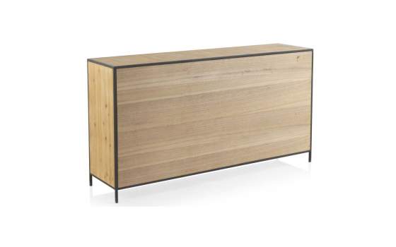 Aparador Buffet 4 Puertas 4 Cajones Estilo Industrial Adisf