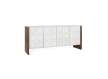 Aparador Buffet 4 Puertas Bicolor Blanco Madera Viren