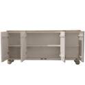 Aparador Buffet 4 Puertas Blanco Decape Serie Alting