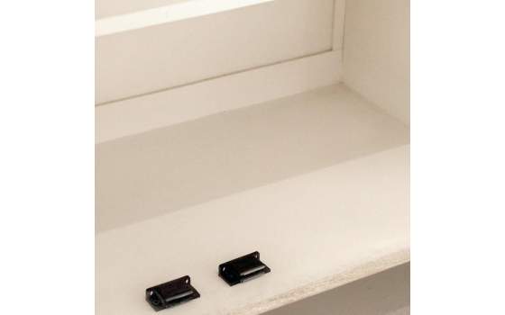 Aparador Buffet 4 Puertas Blanco Decape Serie Alting