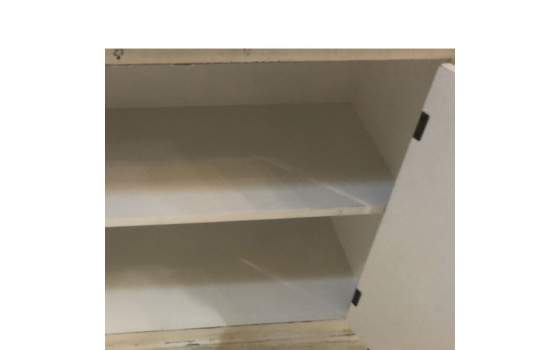 Aparador Buffet 4 Puertas Blanco Roto Serie Aizarte