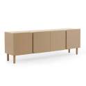 Aparador Buffet 4 Puertas Redondeadas beige Serie Athin