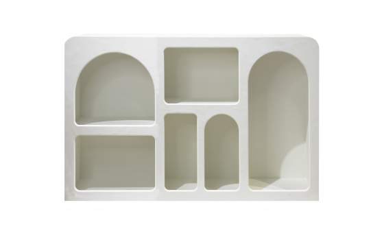 Aparador Buffet 6 Huecos Estilo Contemporaneo Serie Aciska