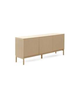 Aparador Buffet Actual 3 Puertas Beig Serie Athin