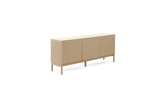 Aparador Buffet Actual 3 Puertas Beig Serie Athin