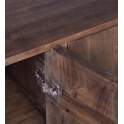 Aparador Buffet Actual 4 Puertas Madera Metal Serie Arions