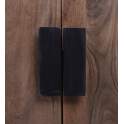 Aparador Buffet Actual 4 Puertas Madera Metal Serie Arions