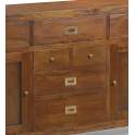 Aparador Buffet Colonial 6 cajones 2 Puertas serie Flamingo