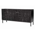 Aparador Buffet Diseño Etnico 4 Puertas Serie Jeroglifico