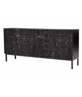 Aparador Buffet Diseño Etnico 4 Puertas Serie Jeroglifico