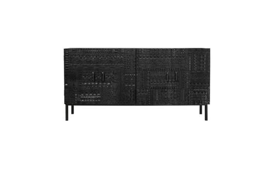 Aparador Buffet Diseño Etnico 4 Puertas Serie Jeroglifico