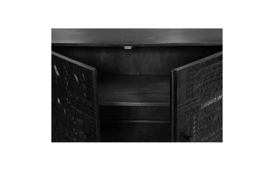 Aparador Buffet Diseño Etnico 4 Puertas Serie Jeroglifico