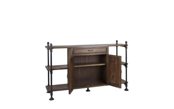 Aparador Buffet Estilo Rustico Industrial Vintage Serie Pipa