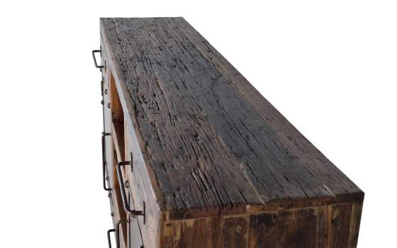 Aparador Buffet  Industrial Madera Reciclada Metal Sunderlan