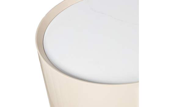 Aparador Buffet Moderno 4 Puertas Beige Serie Aisain