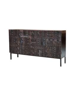 Aparador Buffet Oriental Etnico 3 Puertas Serie Jeroglifico