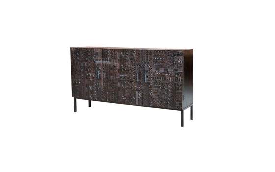 Aparador Buffet Oriental Etnico 3 Puertas Serie Jeroglifico Aparador Buffet Oriental Etnico 3 Puertas Serie Jeroglifico