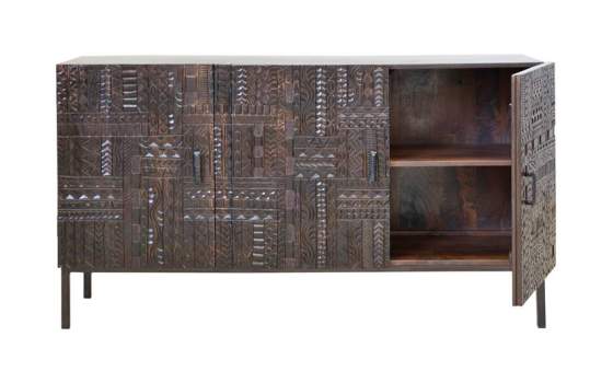 Aparador Buffet Oriental Etnico 3 Puertas Serie Jeroglifico Aparador Buffet Oriental Etnico 3 Puertas Serie Jeroglifico