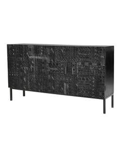 Aparador Buffet Oriental Etnico 3 Puertas Serie Jeroglifico