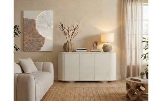 Aparador Buffet Salón 3 Puertas Diseño Moderno Serie London