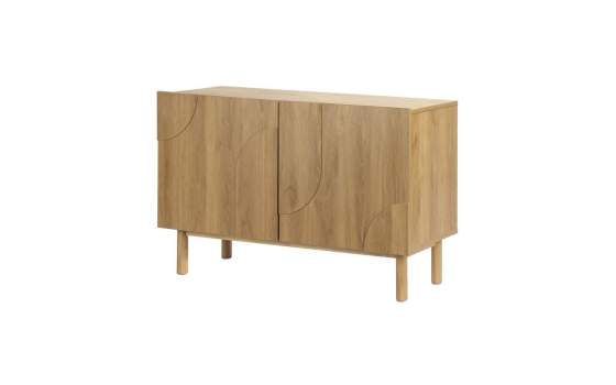 Aparador Buffet Salon 2 Puertas Estilo Actual Roble Ajober