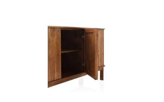 Aparador Buffet Salon 3 Puertas Madera Acacia Serie Ardusor