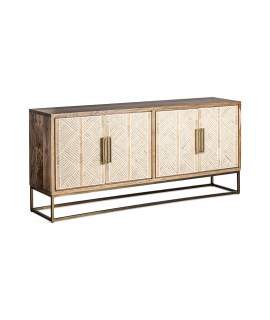 Aparador Buffet Salon 4 Puertas Moderno Serie Arugna
