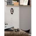 Aparador Buffet Salon Provenzal 3 Puertas Blanco Serie Praga