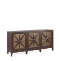 Aparador Clasico Actual 3 Puertas Decoradas Madera Serie Arions