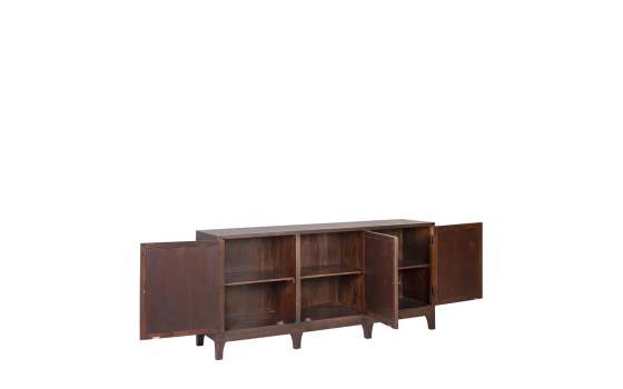 Aparador Clasico Actual 3 Puertas Decoradas Madera Serie Arions
