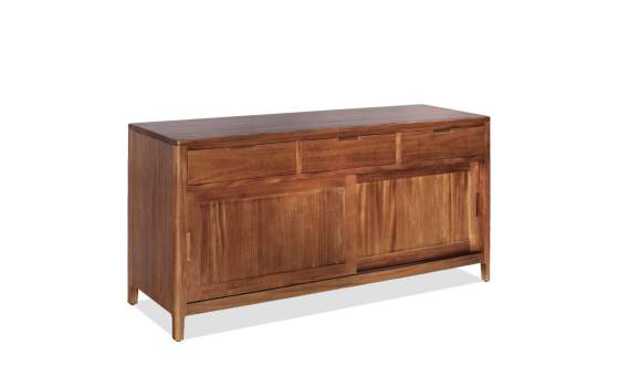 Aparador Colonial 2 Puertas Correderas y 3 Cajones Oporto