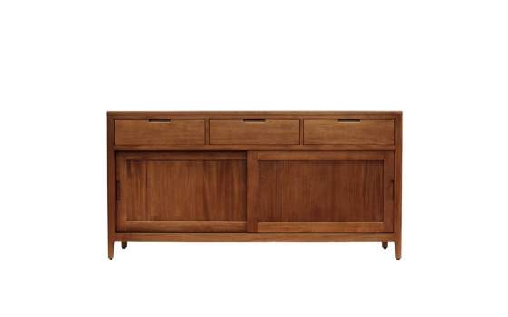 Aparador Colonial 2 Puertas Correderas y 3 Cajones Oporto