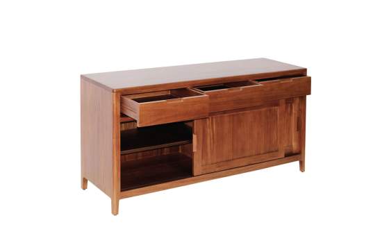 Aparador Colonial 2 Puertas Correderas y 3 Cajones Oporto